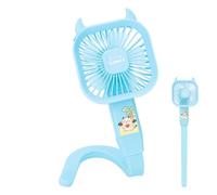 Ventilatore per Passeggini Bambini | Dispositivo Di Raffreddamento Portatile Pieghevole A 3 Velocità,Piccoli Ventilatori Da Scrivania Personali | Per Seggiolini Culle Monopattini Sedile Posteriore Cam