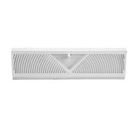 Ventilatore per pavimento in acciaio da 45,7 cm, design circolare ad alta resistenza, controllo dei flussi d'aria regolabili, pannello rimovibile per la ventilazione domestica, pannello rimovibile per