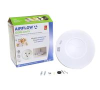 Airflow iCON 15 Ventilatore Estrattore Bagno 100mm/4 - 9,4W, 19 l/s - Serranda Antiritorno Silenziosa a Iris - Moduli Umidità, PIR e Timer Opzionali Venduti Separatamente - Garanzia di 3 Anni