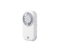 Ventilatore per Portatile Ricaricabile A Mano, Piccoli Ventilatori Portatili A Batteria per Viaggi Bianco