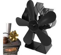 Ventilatore per - Pratico ventilatore per alimentato a calore, risparmio energetico, monitoraggio silenzioso della temperatura in reale Stufa a legna, Stufa a legna, Pellet