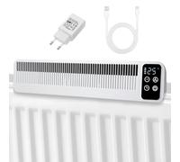 Ventilatore per radiatore, ventilatore per radiatori, ventola per radiatori, miglioramento della distribuzione del calore, automatico/temporizzato 2 modalità, ventilatore di riscaldamento, 38 dB a