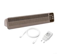 Ventilatore per Radiatori con 3 Ventole Potenti - Booster Riscaldamento Silenzioso 38dB Termostato Timer 2-12h Distribuzione per calore Efficiente per Casa Ufficio 414x107x85mm(Gray)