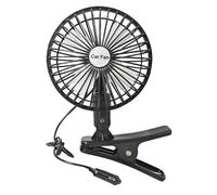 Ventilatore per sfiato ad aria - ventola di raffreddamento regolabile e portatile per auto, ufficio e casa | 360° Rotazione, motore USB ricaricabile e silenzioso | Secure Fan d