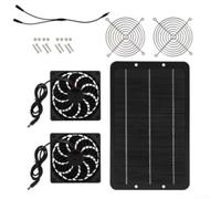 Ventilatore per solare 6V 10W Doppio per Solaio Ventilatore per | Alimentazione per solare diretta, funzionamento sotto il per sole, per ideale per tetti e solai