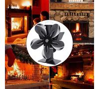 Ventilatore per stufa 5 pale funzionamento silenzioso ambiente confortevole dist