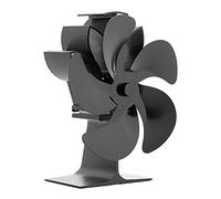 Ventilatore per stufa a legna a 5 pale Ventilatore alimentato a calore Silenzioso Efficiente per stufa a legna Aumenta l ' offerta Regalo Ventilatore per legna alimentato a calore Non elettrico