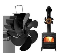 Ventilatore per stufa a legna | a legna con ventola per stufa a parete, forniture da cucina non elettriche termiche calde e silenziose per bruciatori a pellet e tronchi