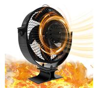 Ventilatore per Stufa a Legna | Rotazione A 360 Gradi Ventilatori Per Stufa A Legna Alimentati A Calore | Forniture Domestiche Silenziose Per Casa Dormitorio Ristorante Appartamento Spazi In Affitto