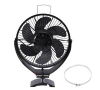 Ventilatore per Stufa a Legna, Ventilatore per Caminetto Alimentato Dal Calore con Copertura Protettiva, Angolo di Regolazione, Minor Consumo, Accessori per Caminetto