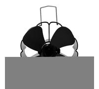 Ventilatore per stufa a motore di calore - Ventilatore di circolazione del camino silenzioso, flusso d'aria calda migliorato | Soluzione ecologica per bruciatori a legna, stufe a pellet e calce