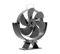 Ventilatore per stufa alimentato a calore regolabile Circolante Risparmio d'aria calda Efficientemente Stufa alimentata a calore per legna legna