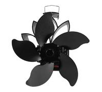 Ventilatore per stufa - Soffiatore Camino Alimentato A Calore, Riscaldamento Silenzioso 5 Fogli, Circolatore Bruciatore Tronchi Non Elettrico, Spargitore Termico, Accessorio Spostamento D'aria