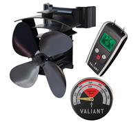 Ventilatore per stufa Valiant Remora, misuratore di umidità e termometro per ...