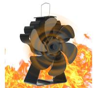 Ventilatore per stufa, ventilatore per stufa a legna | Ventole per stufa a legna ad azionamento termico, aria calda in circolazione silenziosa, risparmio energetico efficiente per stufe a pellet/legno