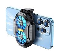 Ventilatore Per Telefono Per Giochi | Doppio Ventilatore per Cellulare con Morsetto | Strumento di dissipazione del calore efficace per smartphone per video, giochi e musica