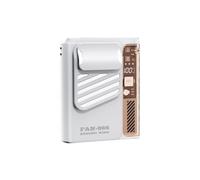 Ventilatore per Vita e Collo, Potente Sistema di Raffreddamento e Display Digitale HD, Portatile, Ideale per Viaggi, Lavoro, Campeggio, Aria Fredda e
