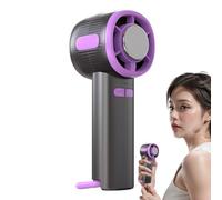 Ventilatore Personale a Mano - Ventilatore personale portatile con display digitale - Refrigeratore semiconduttore ad alta velocità per interni ed esterni
