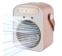 Ventilatore personale evaporativo portatile USB ricaricabile del | Ventola di raffreddamento personale a 3 velocità con serbatoio dell'acqua da 500 ml, alimentazione USB-C