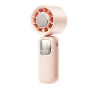 Ventilatore personale | Piccolo ventilatore personale | Velocità regolabile Display LED pieghevole Cooler per trucco Lavoro Caldo Vacanze Attività all'aperto Campeggio pendolari Quotidiani Shopping