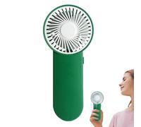Ventilatore personale portatile, compatto e portatile, per viaggi, raffreddamento e uso esterno, alimentato a batteria, ricaricabile tramite USB, ideale per le giornate calde, ventilatore da scrittura