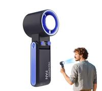 Ventilatore personale portatile | Ventilatore rinfrescante a 100 velocità - 4000 mAh pieghevole rinfrescante ricaricabile per palestra casa viaggio ufficio esterno interno cantiere