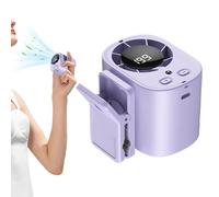 Ventilatore personale, ricaricabile con luce, ventole portatili che soffiano aria fredda, per casa, ufficio, all'aperto, estate, spiaggia, campeggio, picnic, escursionismo, , sport