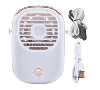 Ventilatore personale, silenzioso, ricaricabile, portatile, ventilatore da collo che soffia aria fredda ricaricabile, per bambini, uomini, donne, campeggio, escursionismo, arrampicata, pesca, picnic