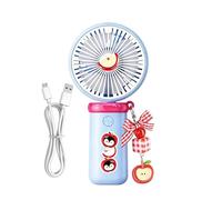 Ventilatore Personale: Ventilatore Portatile Ricaricabile | Strumento Di Raffreddamento Con Ricarica USB A 3 Velocità | Per Patio, Spiaggia, Viaggi, Campeggio, Cortile, Biblioteca, Ufficio, Es