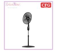 VENTILATORE PIANTANA QUIET 2.0 C/TELEC. 6 PALE D.40 H.140 NERO CFG EV129