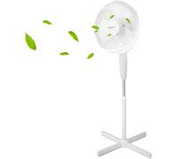 VENTILATORE PIANTANA REGOLABILE SILENZIOSO POTENTE 40 WATT IN 2 COLORI AIGOSTAR