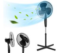 VENTILATORE PIANTANA REGOLABILE SILENZIOSO POTENTE 40 WATT IN 2 COLORI AIGOSTAR