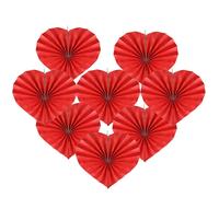 Ventilatore pieghevole a forma di cuore set di otto comodo per ogni occasione de