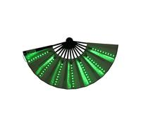 Ventilatore pieghevole a mano si accende, luce ventilatore pieghevole, Ventilatore a mano LED per ballare, per prestazioni sul palco per il nucleo di nozze, strumenti di raffreddamento a