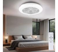 Ventilatore Plafoniera Cielo Stellato Telecomando Regolabile LED da Soggiorno