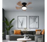Ventilatore Plafoniera Lampada Sala Pranzo Vor-Rücklauf Cct Telecomando LED [EEK: Inaditato]