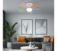Ventilatore Plafoniera Lampada Sala Pranzo Vor-Rücklauf Cct Telecomando LED [EEK: Inaditato]