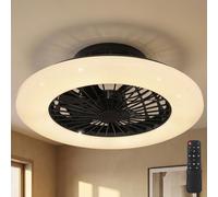 Ventilatore da Soffitto Lampada LED Regolabile Telecomando Sterneneffekt D 50 CM