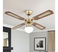 Ventilatore Plafoniera Ventilatorlampe Vor-Rücklauf 3-Stufen Interruttore da