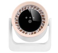 Ventilatore Portabile da Scrivania USB Piccolo, Bianco, ABS, Silenzioso | Fan Cooler, Ventilatore Refrigerante con Velocità Regolabili, Batteria Lunga Durata, per Spazi Tranquilli
