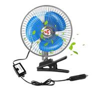 Ventilatore Portatile 8'' 20cm 12 Cruscotto Auto Cooling Oscillante Veicolo Clip