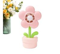 Ventilatore Portatile a Mano - 3 velocità regolabili per il flusso d'aria - Ricaricabile via USB con luce notte, ventilatore da viaggio - per Bambini, Adulti, Studenti, Viaggi, Camera da , Auto, Campe