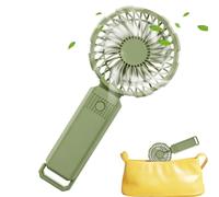 Ventilatore Portatile A Mano,3 Velocità Regolabili, Raffreddatore, Asciugatore Trucco Ciglia - Ventilatore Personale Portatile - Per Donne Uomini Bambini Casa Ufficio Camera Da Interni Esterni Viaggi