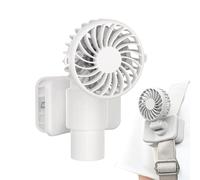 Ventilatore portatile a morsetto - Ventilatore a morsetto - Dispositivo USB regolabile con motore silenzioso, soluzione di raffreddamento mobile per viaggi e percorsi pendolari per un successo estivo