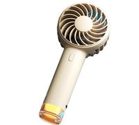 Ventilatore portatile adatto ai viaggi con forti prestazioni di vento e luce not