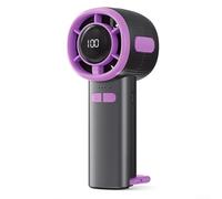 Ventilatore portatile alimentato tramite USB con potente flusso d'aria e funzionamento silenzioso, ideale per il raffreddamento personale ovunque tu vada (grigio)