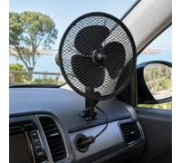 Jumbo ventilatore oscillante Ø 15cm- 12V Auto Furgone Camper Fresco Estate Afa