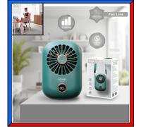 Ventilatore Portatile Batteria Ricaricabile con Tracolla da Collo Ufficio Casa [EEK: A]