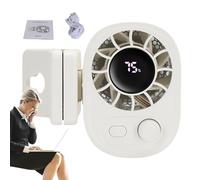 Ventilatore portatile - Clip girevole a 360 gradi, dispositivo di raffreddamento personale per esterni | Ventilatore ricaricabile con cintura in vita, batteria da 1800 mAh, gadget di raffreddamento pe