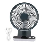 Ventilatore portatile compatto, ventilatore a batteria con telecomando, ventilatore silenzioso per camera da letto, ventilatore oscillante pieghevole